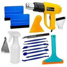  Window Tint Application Kit, Car Film Tools, Vinyl Wrap Tools with Heat H04