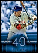 2015 Topps Free Agent 40 David Ortiz Boston Red Sox #F40-6
