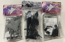 Tim Mee Processed plastic Black helicopter with figures Strikeforce 2015