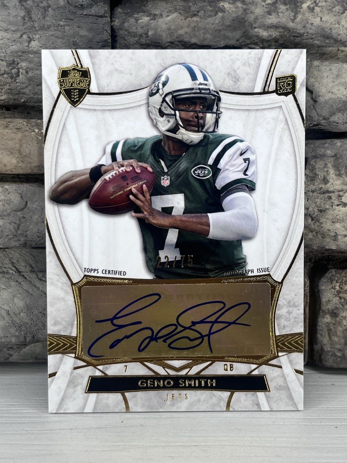 Geno Smith Topps Supreme Autograph Rookies #SRAGS Base