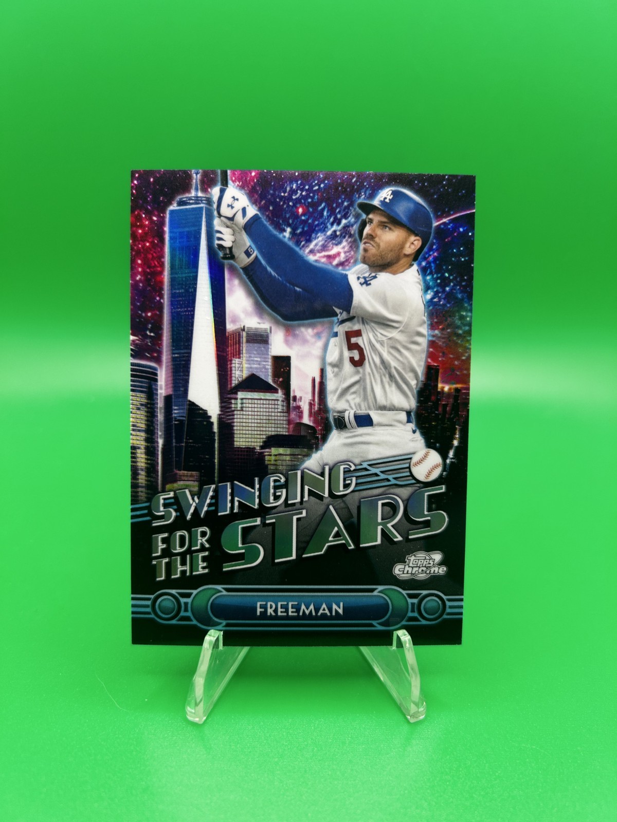 2024 Topps Chrome Freddie Freeman Swinging for the Stars #STS-11 Dodgers