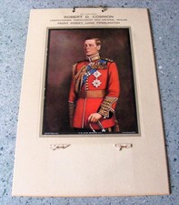 KING EDWARD VIII 1938 ADVERTISING CALENDAR ROBERT COMMON SHOP LONG FRAMLINGTON