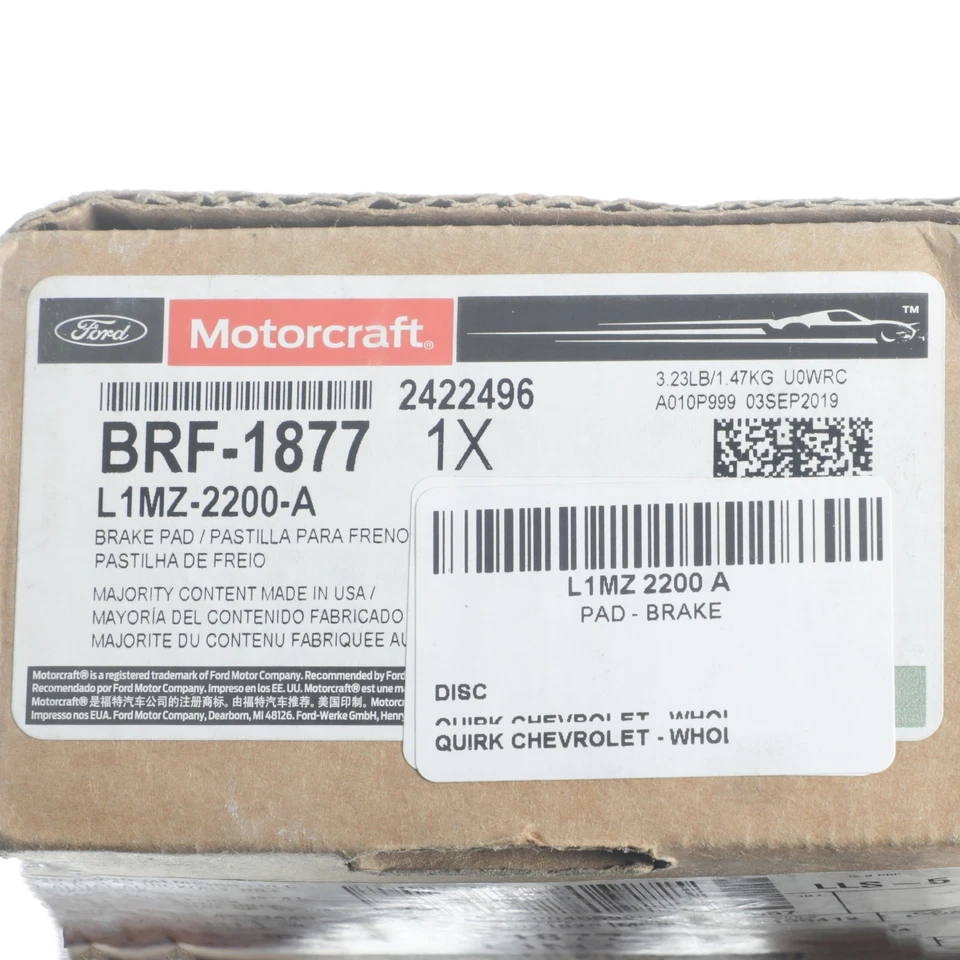 Pastillas de freno traseras originales Ford Explorer Aviator 2020-2022 OEM NUEVAS L1MZ-2200-A Foto 4 de 4