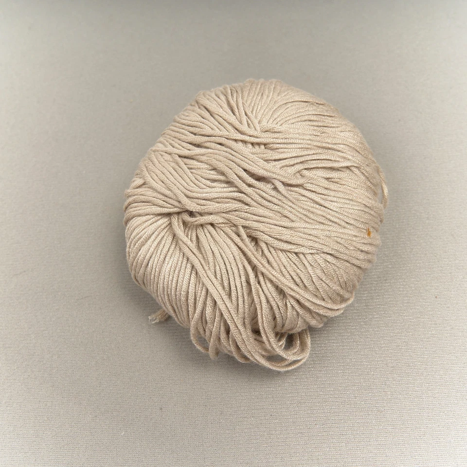 Sublime Bamboo & Pearls DK Yarn Beige Tan Viscose 50g Skein - Image 2 of 4