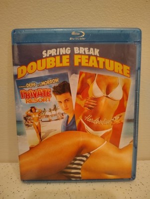 Spring Break Double Feature: Private Resort/Hardbodies (Blu-ray Disc, 2016) New