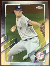 Topps 2021 Chrome Gerrit Cole #80 New York Yankees MLB Baseball Trading Card