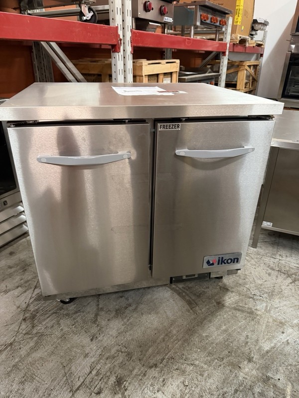 Ikon IUC36F Two Door 36” under counter Freezer 7.7 CU. FT. 