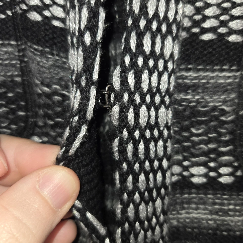 Cárdigan Suéter C By Bloomingdales Lana Merino Cachemira Angora Grueso Tejido XL Foto 4 de 4