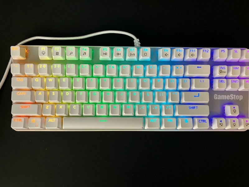 GameStop Mechanical Gaming Keyboard 75%  RGB Model GSKB01, Brown Switches, Clean