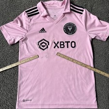 Inter Miami FC Jersey Messi 10 Youth SZ 11-12 YRS MLS Soccer Adidas AEROREADY