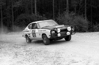 Peter Graham Jim Reid Ford Capri World Cup Rally May 05 1974 Old Photo
