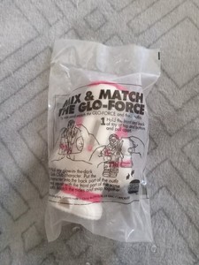 VTG Glo-Force Glow in the Dark KID VID 3.5” Toy from Burger King Kids Club