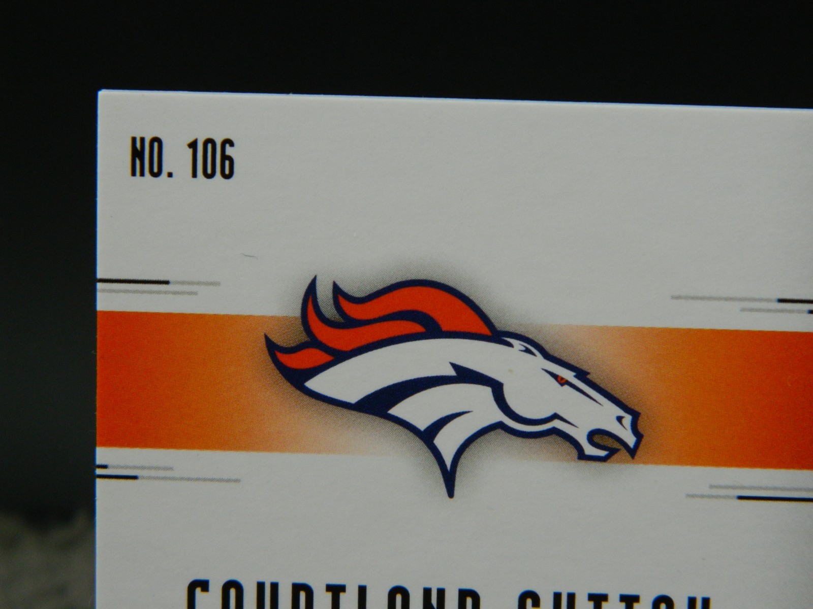 2018 Illusions Trophy Collection /299 Courtland Sutton #106 Rookie Patch Auto RC view 11