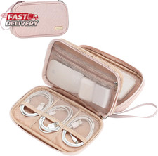 NISHEL Travel Cord Organizer Case, Double Layers Tech Electronic Bag, Essentials