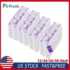 12-48 Pack PowerMop Refills for Swiffer Disposable Pads Unscented Multi-Surface