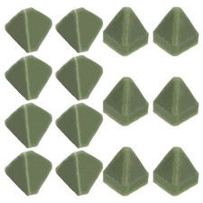 Efficient Resin Triangular Polishing Media for Vibrating Tumblers Green Durable