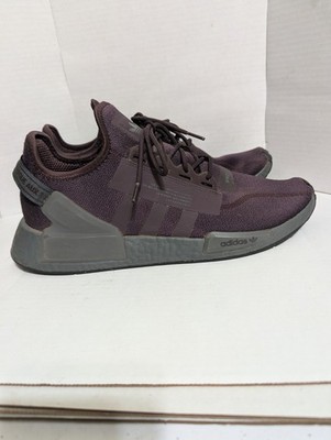 Adidas NMD_R1 V2 Men's Size 12 Shadow Maroon Lace Up Sneakers.