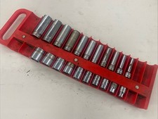Snap-on Sf Fs Series 38 Drive Deepstandard Socket Set 21 Piece Read M0849 Snap-on Sf Fs Series 38 Drive Deepstandard Socket Set 21 Piece Read M0849
