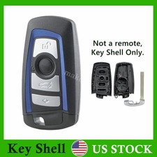 For Bmw F10 F20 F30 1 3 5 7 F Series Smart Car Key Case Remote Fob Blue Shell