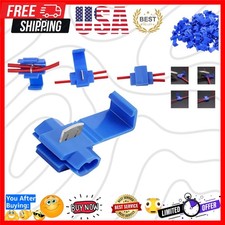 Quick Splice Wire Connectors, Self Stripping Splice Connectors, 100PCS 18-14 ...