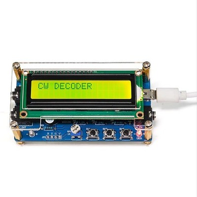 CW-Morsecode-Decoder Fertig + Gehäuse mit Digitalem LCD-CW-Tra7507 Verbesserter