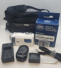 Samsung HMX-F90 HD Camcorder New Battery, Charger, Memory Card, Manual, etc