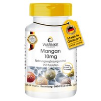 Mangan 10Mg - 250 Tabletten - FüR Knochen, Zellschutz Uvm. | Warnke Vitalstoffe