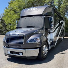 Super C RV/Motorhome Exterior Windshield Sun Shade - Made in USA Magnetic...