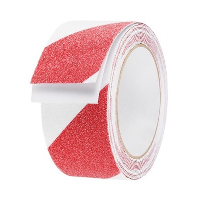 Rutschfestes Klebeband 5 cm x 5 m Wasserdichtes Mattes Rutschfestes Rot/Weiß