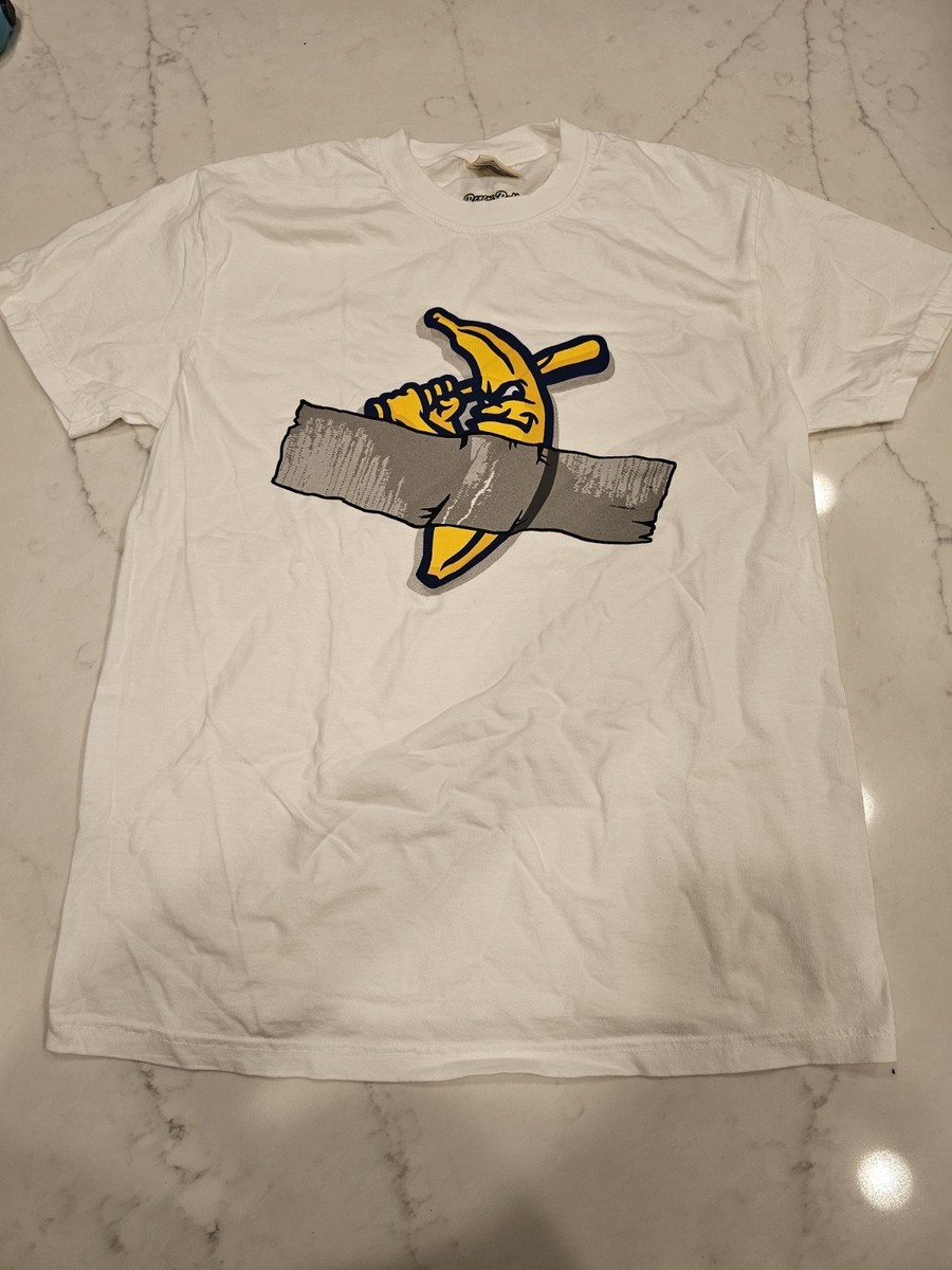 Savannah Bananas Official Limited Duct Tape Banana Shirt Size