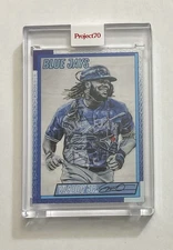 Vladimir Guerrero 2021 Topps Project70 #380, artist Lauren Taylor