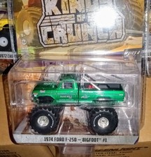 Greenlight Kings of Crunch Bigfoot #1 1974 Ford F250 Green Chase Monster Jam