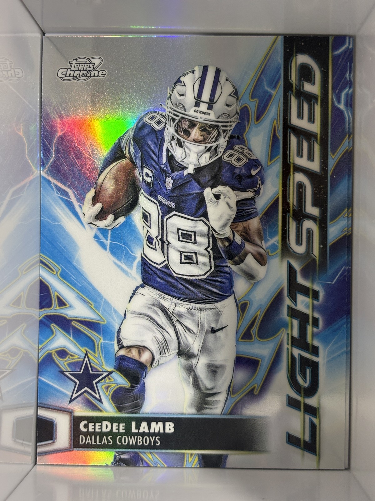 2025 Topps Chrome Cosmic #LS-24 CeeDee Lamb Light Speed
