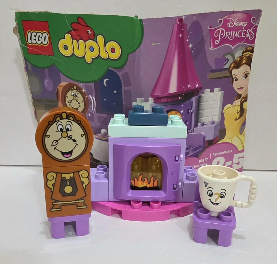 LEGO Duplo 10877 Belle’s Tea Party Set Disney Princesa Retirada - ¡No Completo! Foto 3 de 4