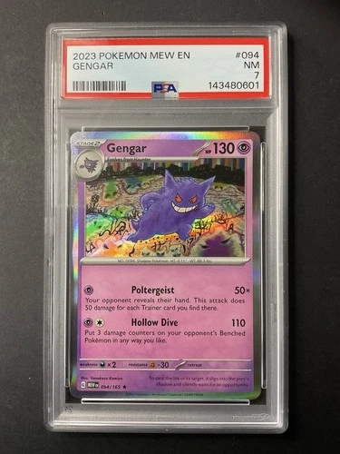 Gengar 094 PSA 7 2023 Pokémon MEW EN
