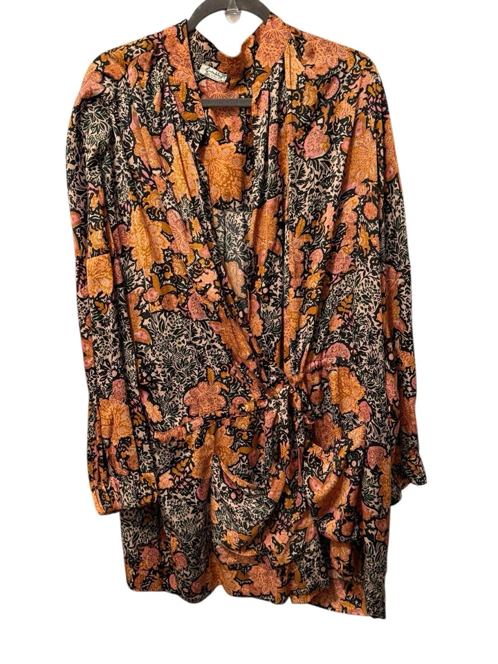 Free People Intimate Slinkin' Халаты Haren PJ W Комплект Брюки XL Новые без ценников Карманы для Галстука - Изображение 3 из 4