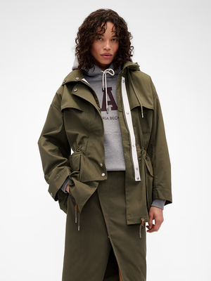 #ad GAP Victoria Beckham Parka Jacket On Sale $83.55