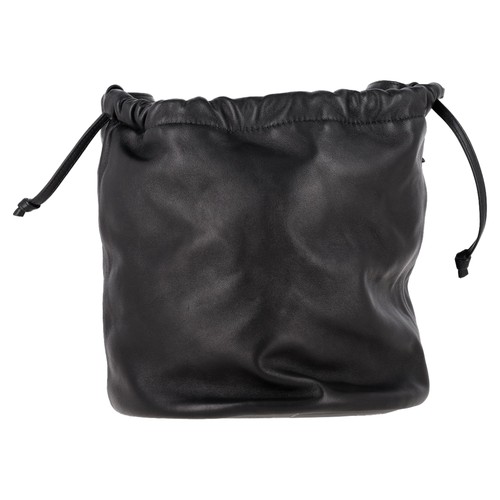 Khaite Medium Aria Bucket Bag in Black Nappa Leather - Picture 3 of 5