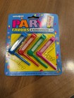 Lot of 4 vintage packages of 4 noisemaker Party Favors by Unique 16 total favors — photo 4