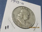 New Listing1953 d    Franklin Half Dollar, - 90% Silver - 0.3617 Troy Ounces,