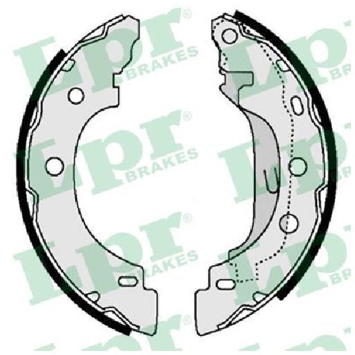 2X Bremsbackensatz Hinten FüR Nissan Kubistar X76 1.1 1.5 1.6 03 Bis 26 LPR Teil-image