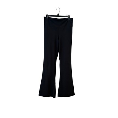 GapFit Sky High Flare Yoga Pants Black High Rise Athleisure Women s Medium