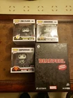 Funko Pop Lot Dc Heroes: Superman, Flash, Aquaman Deadpool Keyper