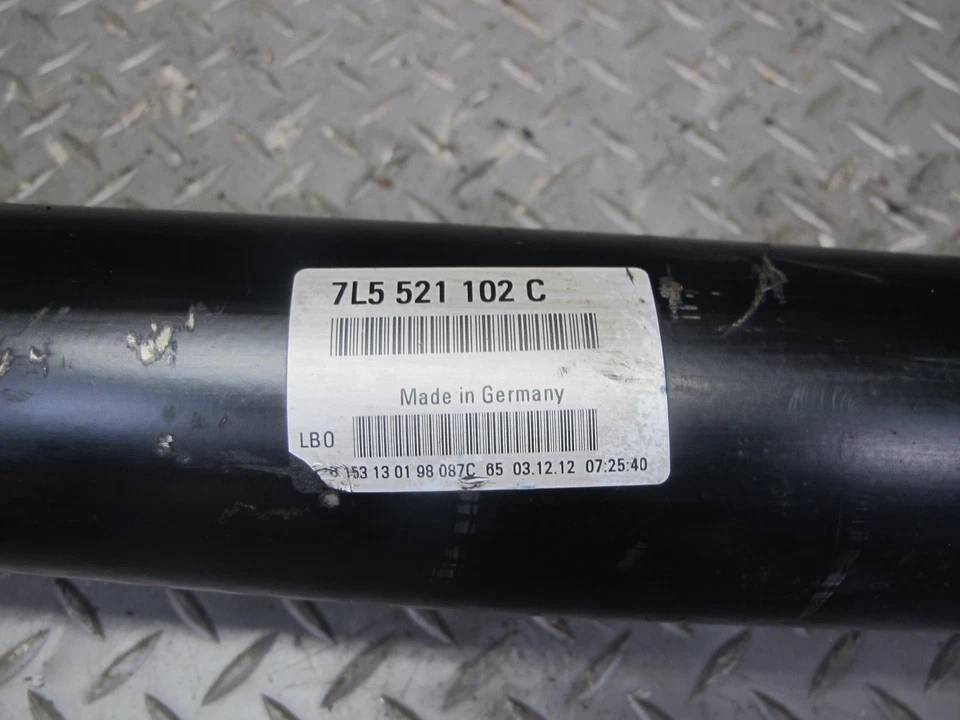 Eje de transmisión trasero Porsche Cayenne 955 Turbo AWD 2003-2006 7L5521102C Foto 3 de 4