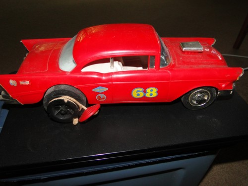 Wen Mac 1957 Chevy Gasser Gas Powered Tether Race Car Hot Rod Tether Car