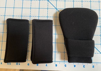 Nuna Shoulder Harness Crotch Strap Cover Pad Black HB Stroller Car Seat RAVA