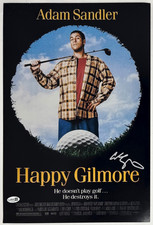 Adam Sandler "Happy Gilmore" Signed Autograph 12x18 Movie Poster Photo JSA COA
