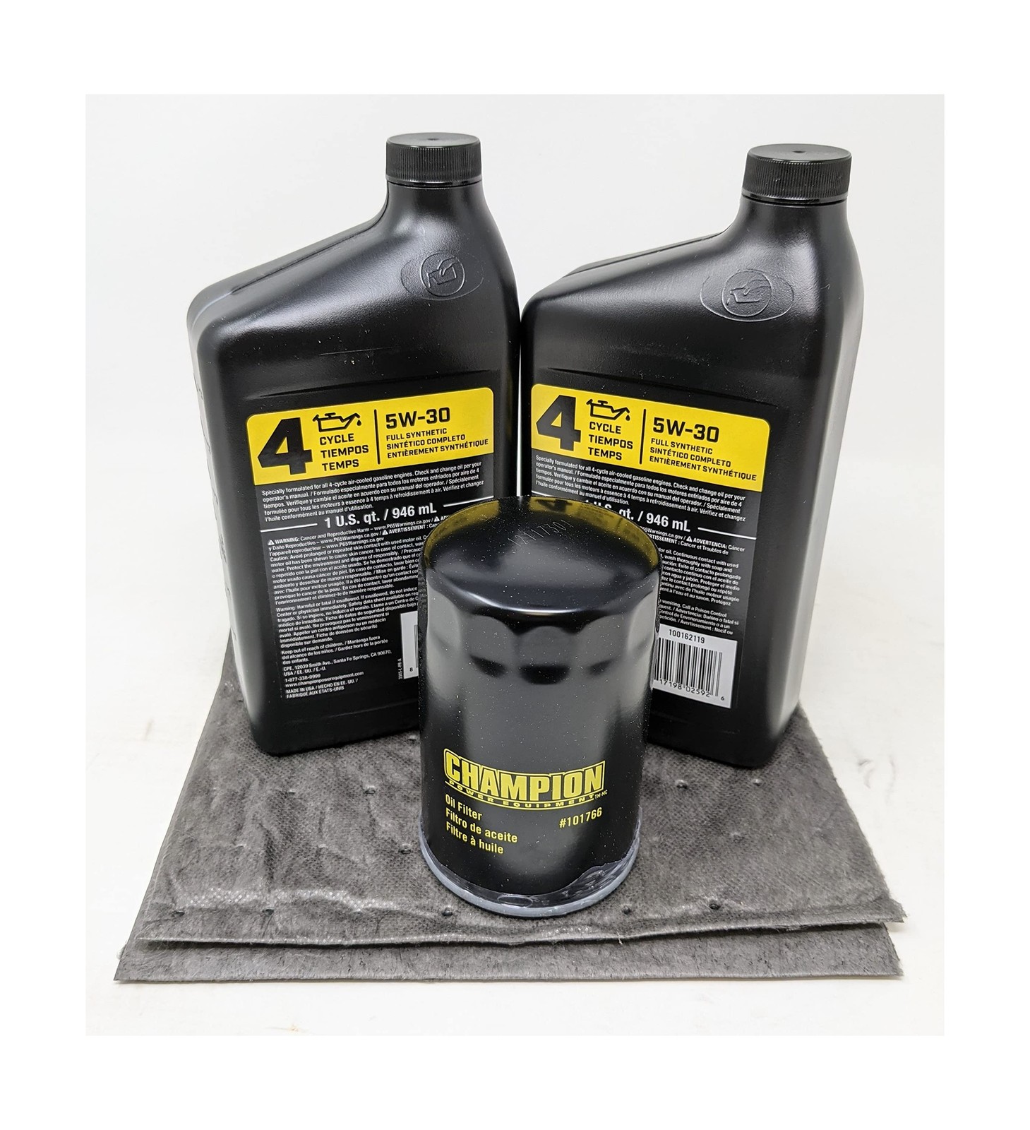 5w-30 Full Synthetic Oil Change Kit 2 Quarts Oil And Filter