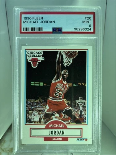 1990-91 Fleer - Michael Jordan #26 PSA 9