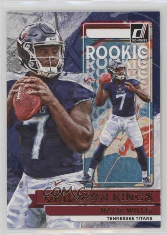 2022 Panini Donruss Rookie Gridiron Kings Malik Willis #RGK-3 RC ow2